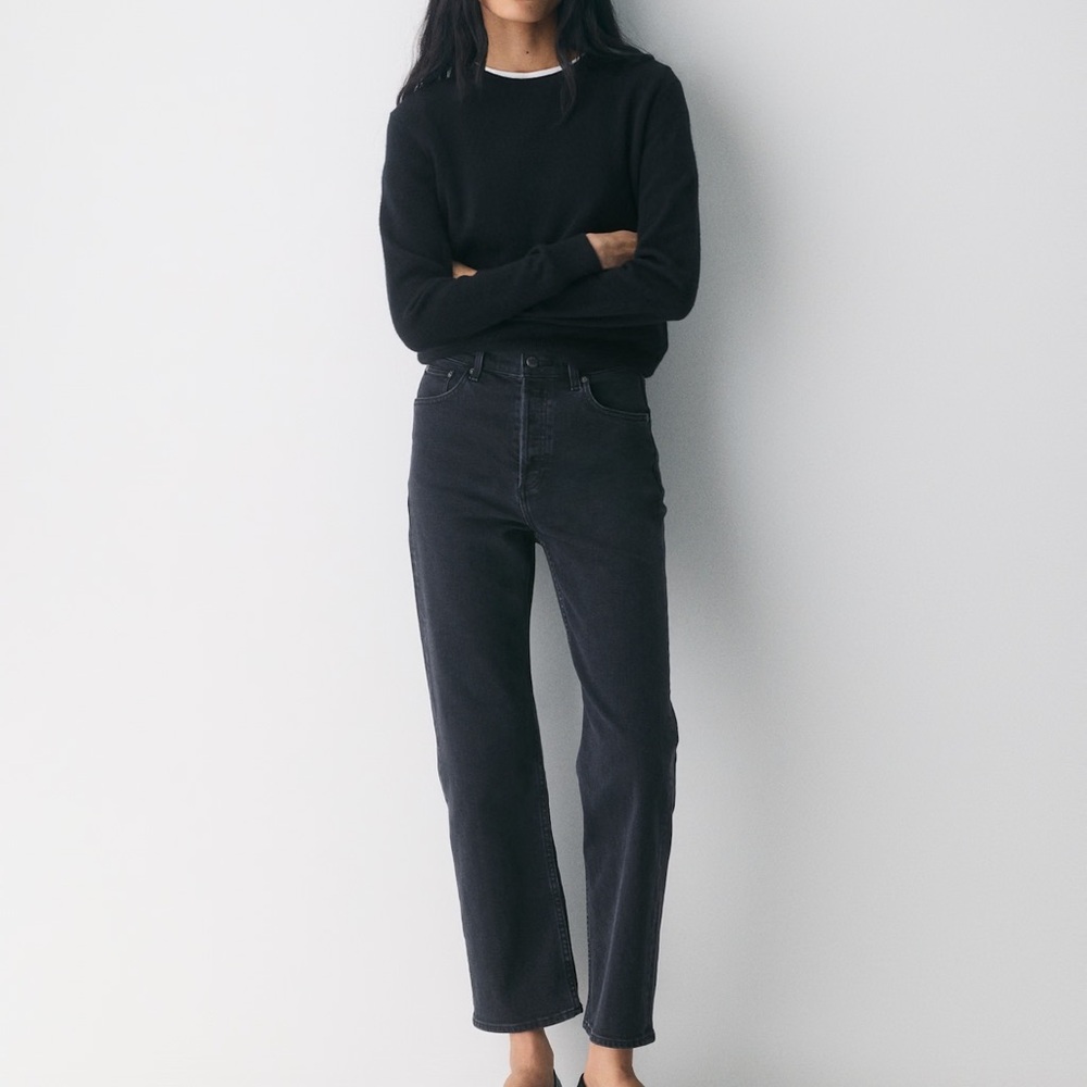 Aritzia Denim Forum The Arlo Hi-Rise Straight Jean